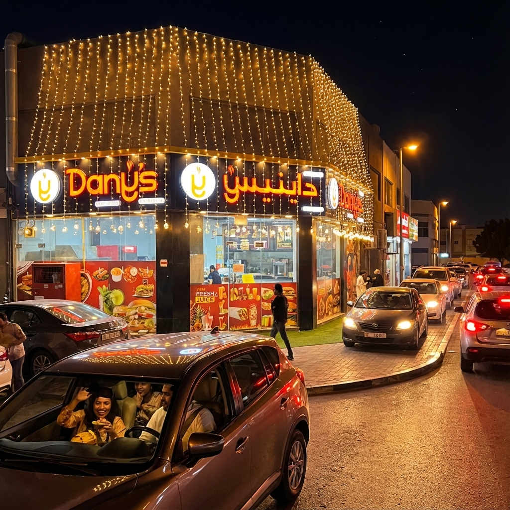 Dine in Car at Dany's Cafeteria